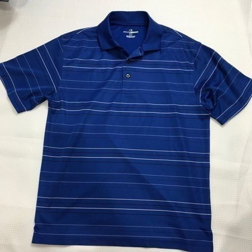 Grand Slam blue/white stripes polo shirts size M….0314